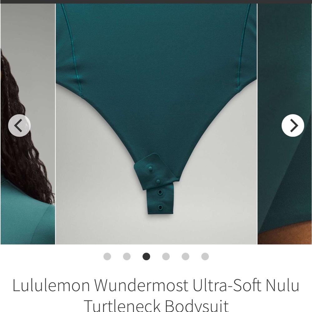 lululemon athletica Teal Turtleneck Bodysuit - Picture 3 of 8